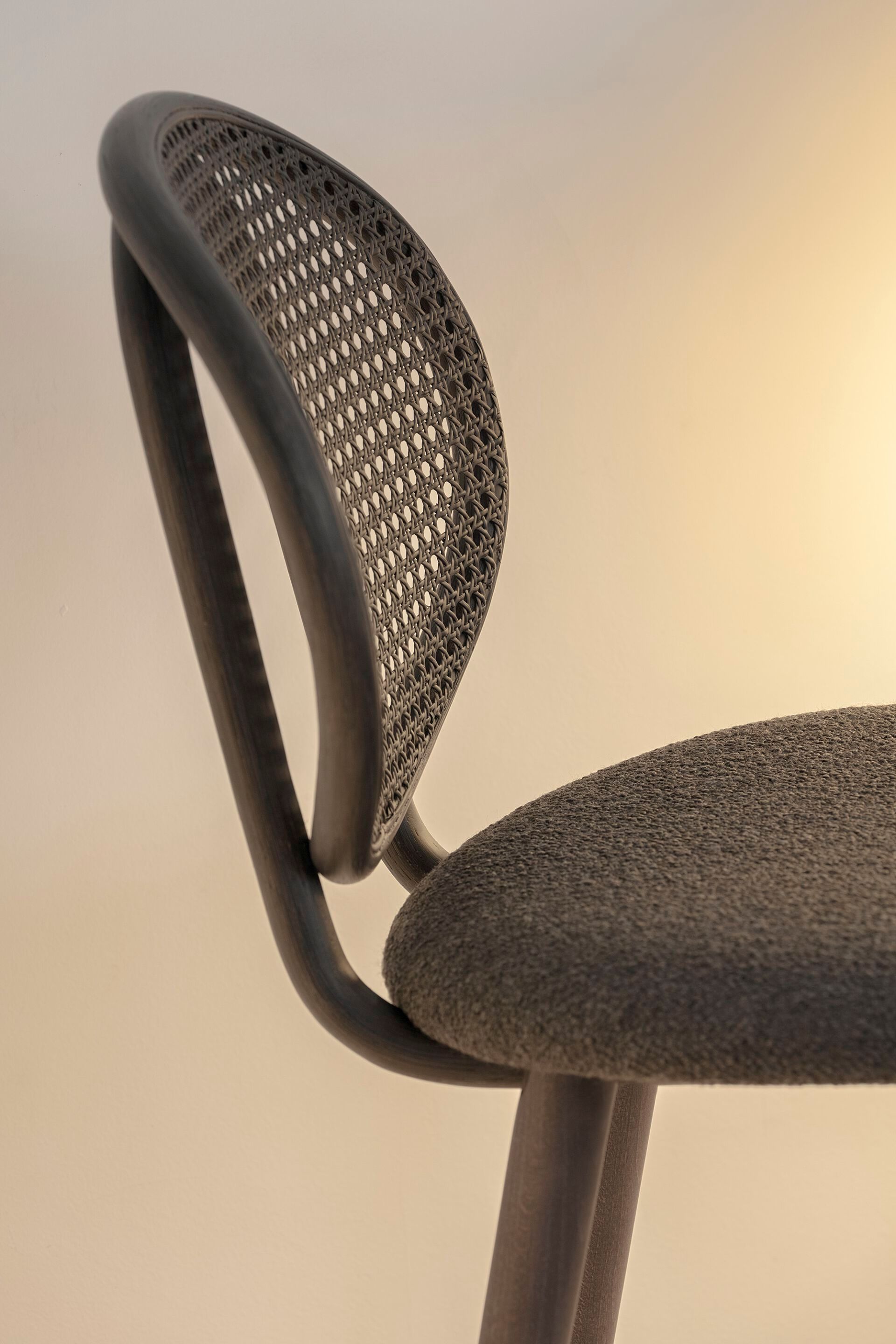 Высокий стул из ротанга с мягким сиденьем EXPORMIM Loop ARCH-00133208 - Вид №2