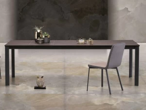 Natisa Раздвижной прямоугольный металлический стол