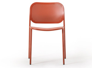 Металлический стул с открытой спинкой