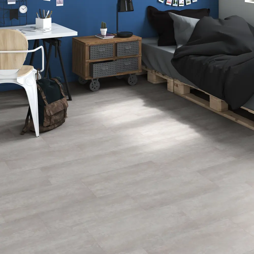 ПВХ плитка Artens Knock Silver 33 класс толщина 5 мм 1.12 м² 17591350 STLM-2009970  - Вид №8