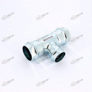 Тройник пресс оцинкованная сталь 42x35x42 IBP PC51300423542