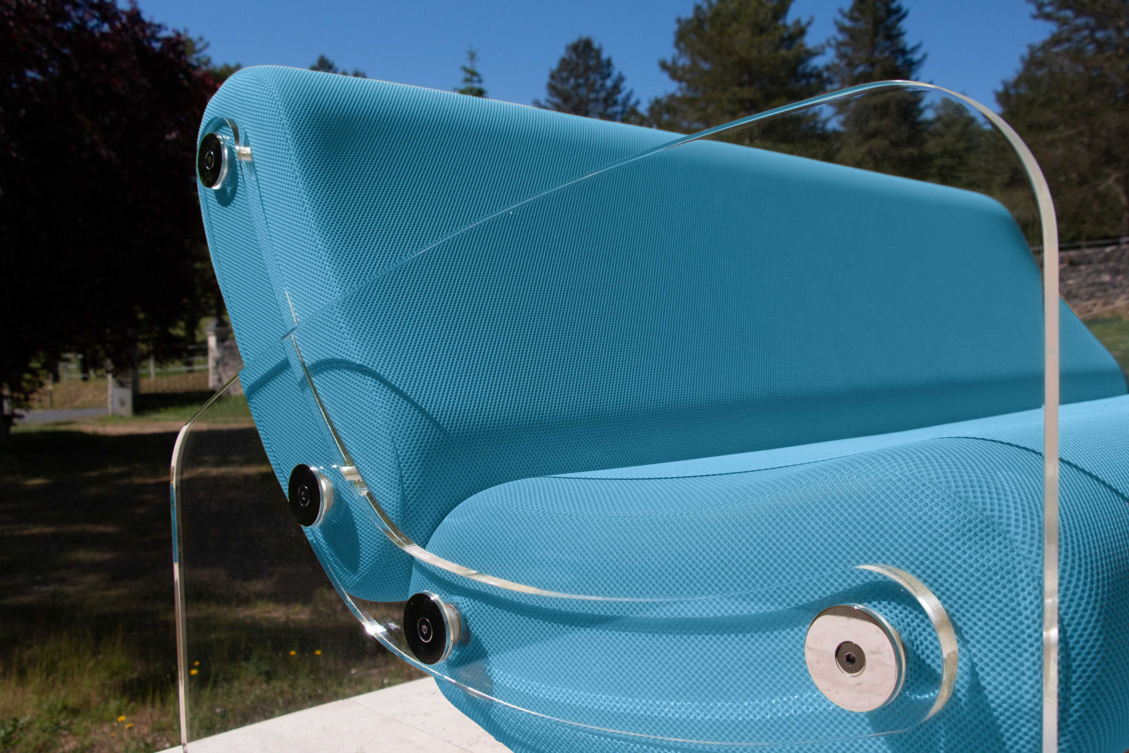 Кресло из ПММА и ткани с подлокотниками KUUMO MW03 ARCH-00140802 - Вид №7