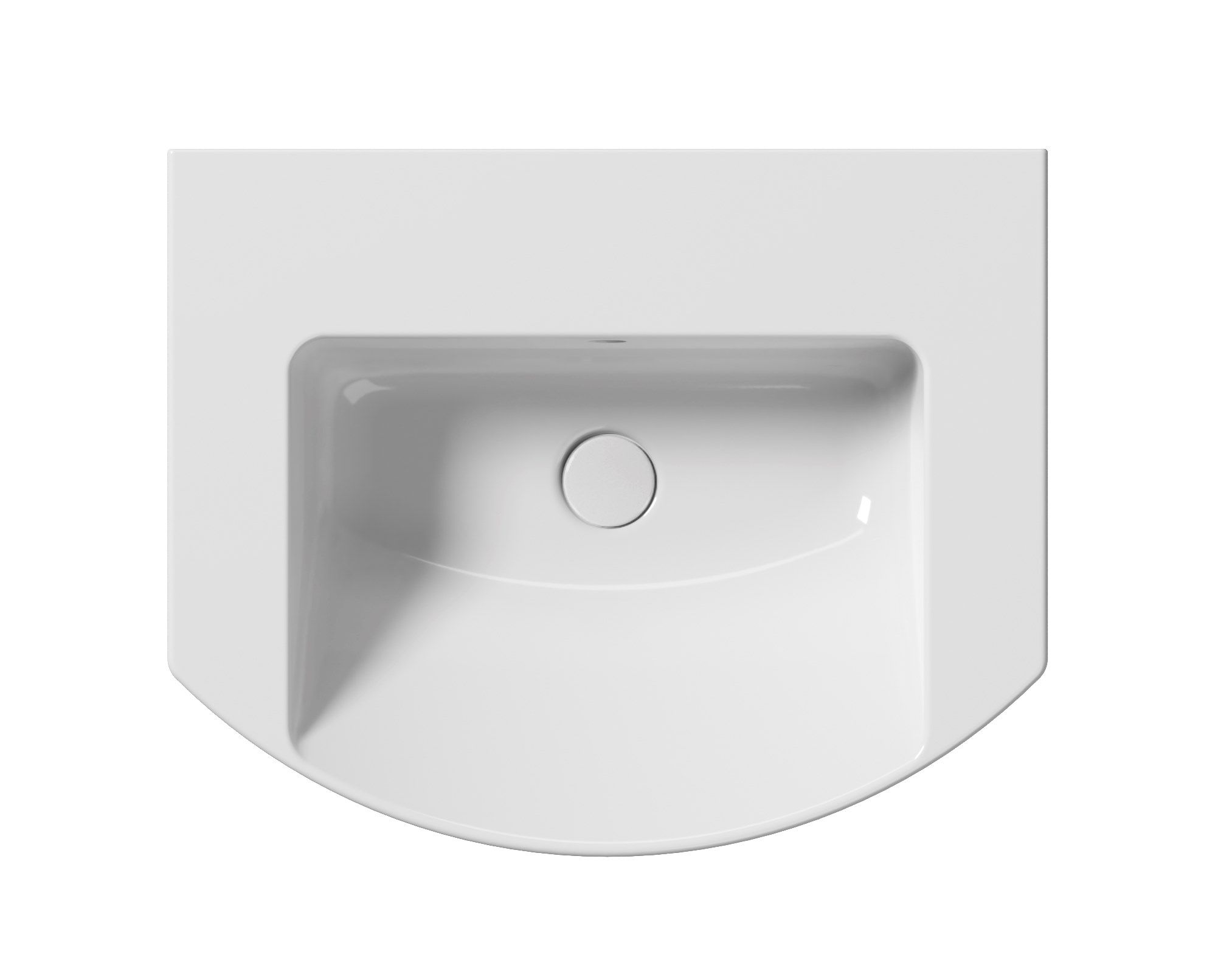 Керамический одиночный умывальник с держателем для полотенец GSI ceramica Norm ARCH-00020653 - Вид №1