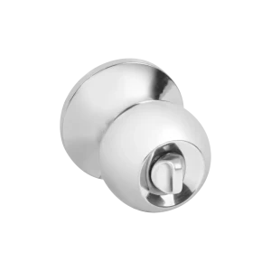 ФАБРИКА ЗАМКОВ Ручка-кноб 6073 с фиксатором - хром 89347018