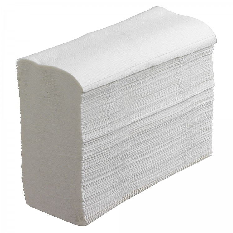 3749 Kimberly Clark Полотенца бумажные листовые Kimberly Clark Scott MultiFold 3749 H2 Z-сложения 1-слойные 16 пачек по 250 листов  - Вид №1