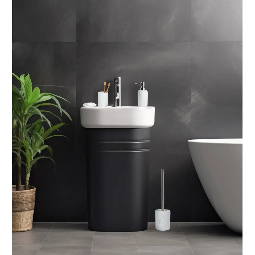 Ёршик для унитаза Swensa Rame цвет белый STLM-2164042 - Вид №3