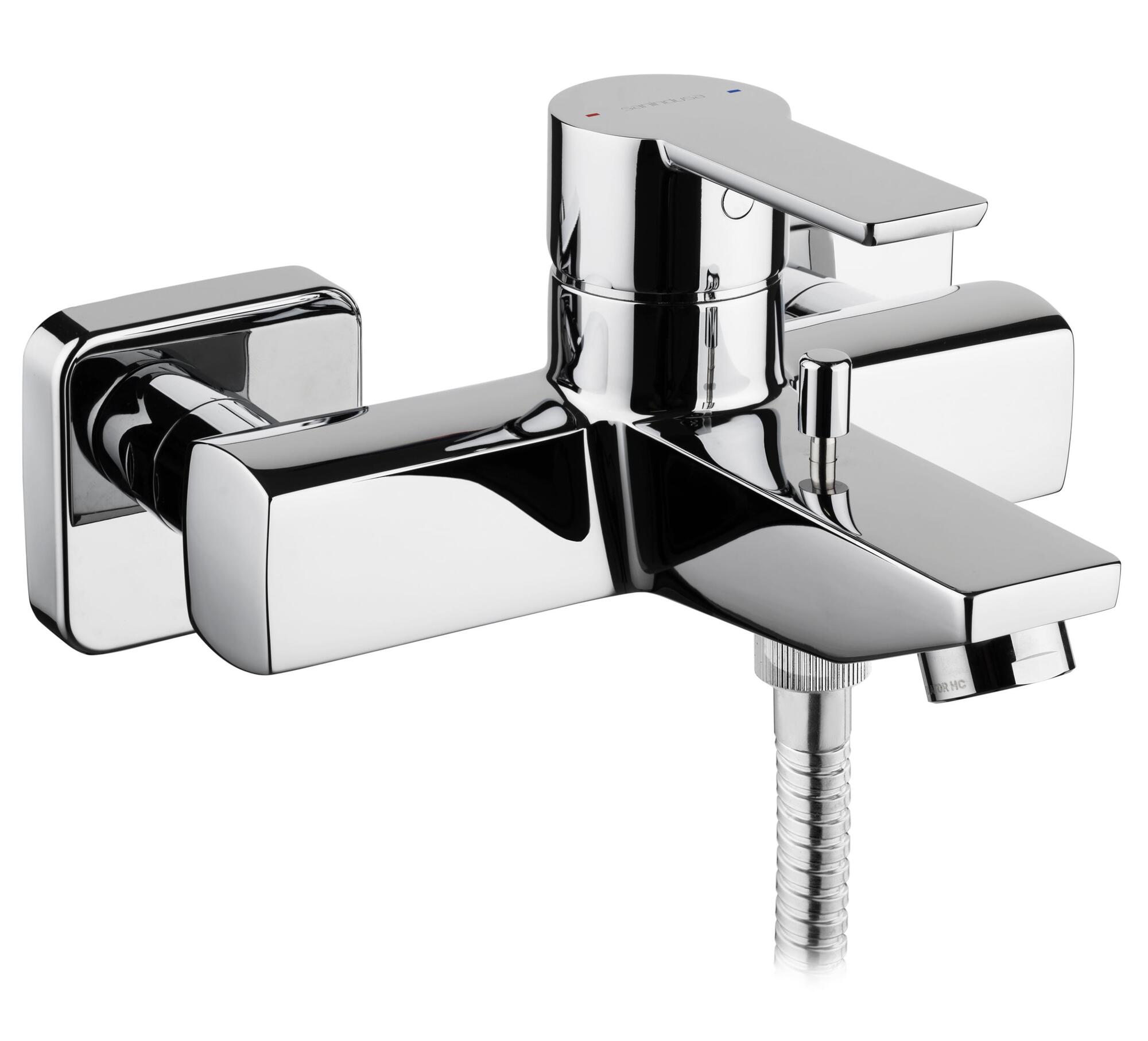 Смеситель для ванны 3 в 1 с ручным душем и шлангом Sanindusa Master 40 525080111 - Вид №1