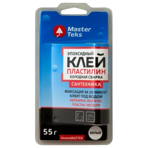 Холодная сварка MasterTeks для сантехники белый 55 г