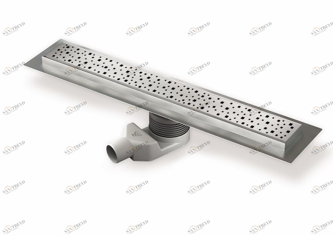 Цельнонержавеющий желоб ALPEN Square ALP N 1050 S1 