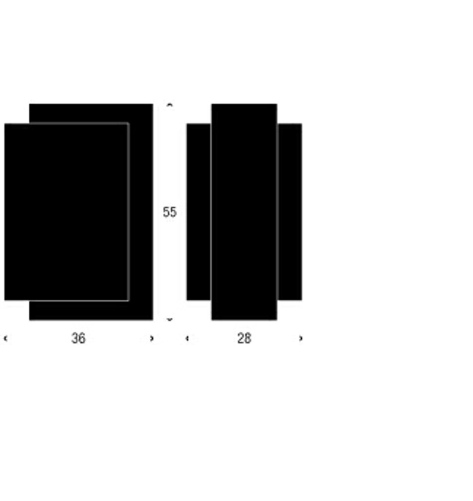 FROST Дверной упор 5001 » матовый / черный Нержавеющая сталь / резина Матовый / черный A5001BS  - Вид №2
