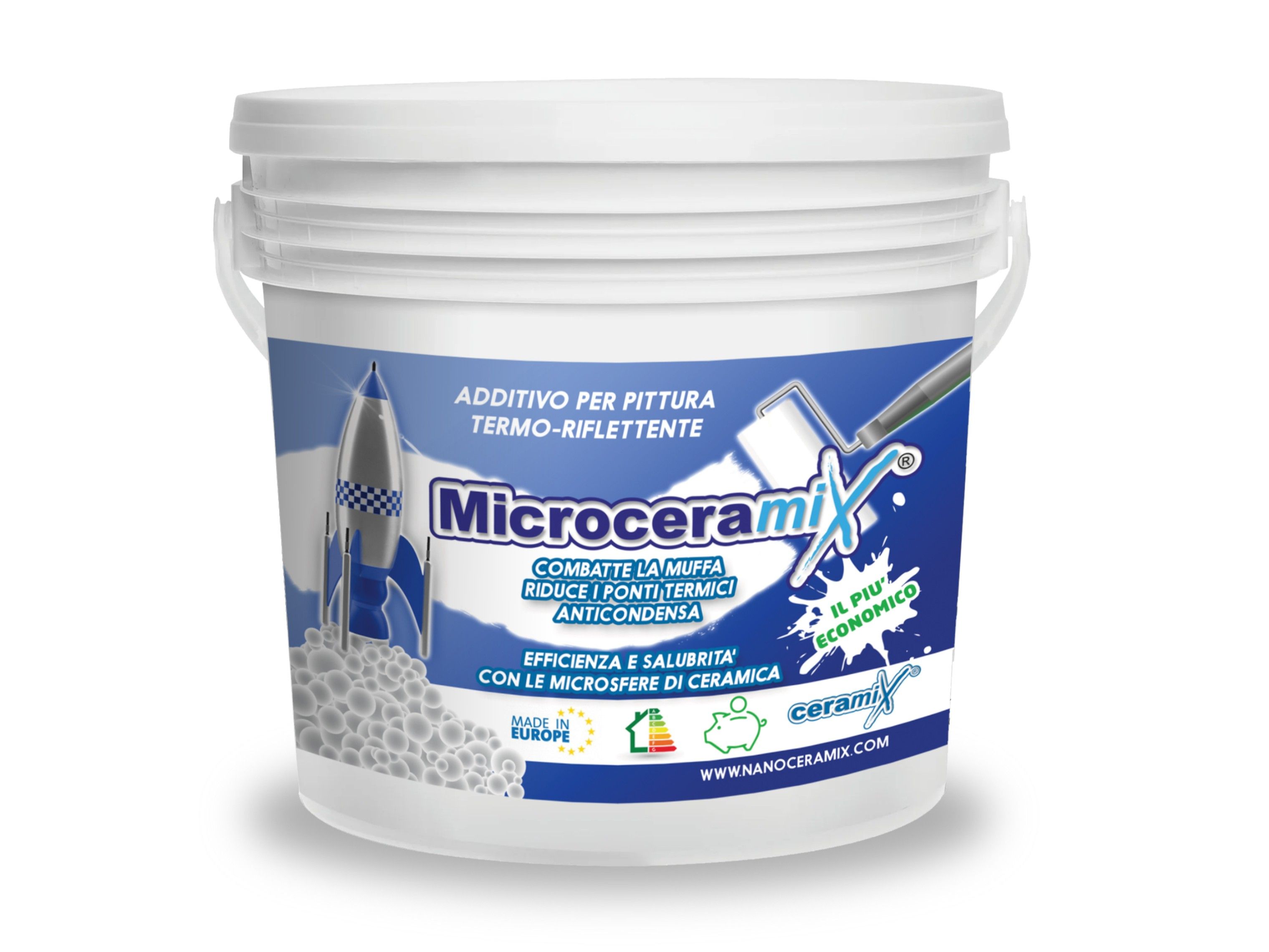 Керамическая микрошариковая краска добавка Ceramix MICROCERAMIX ARCH-00054168