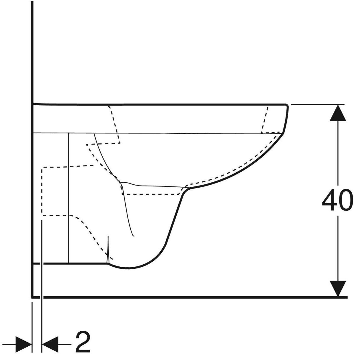 Подвесной туалет в витрине Geberit площадь Сельнова ARCH-00083736 - Вид №5