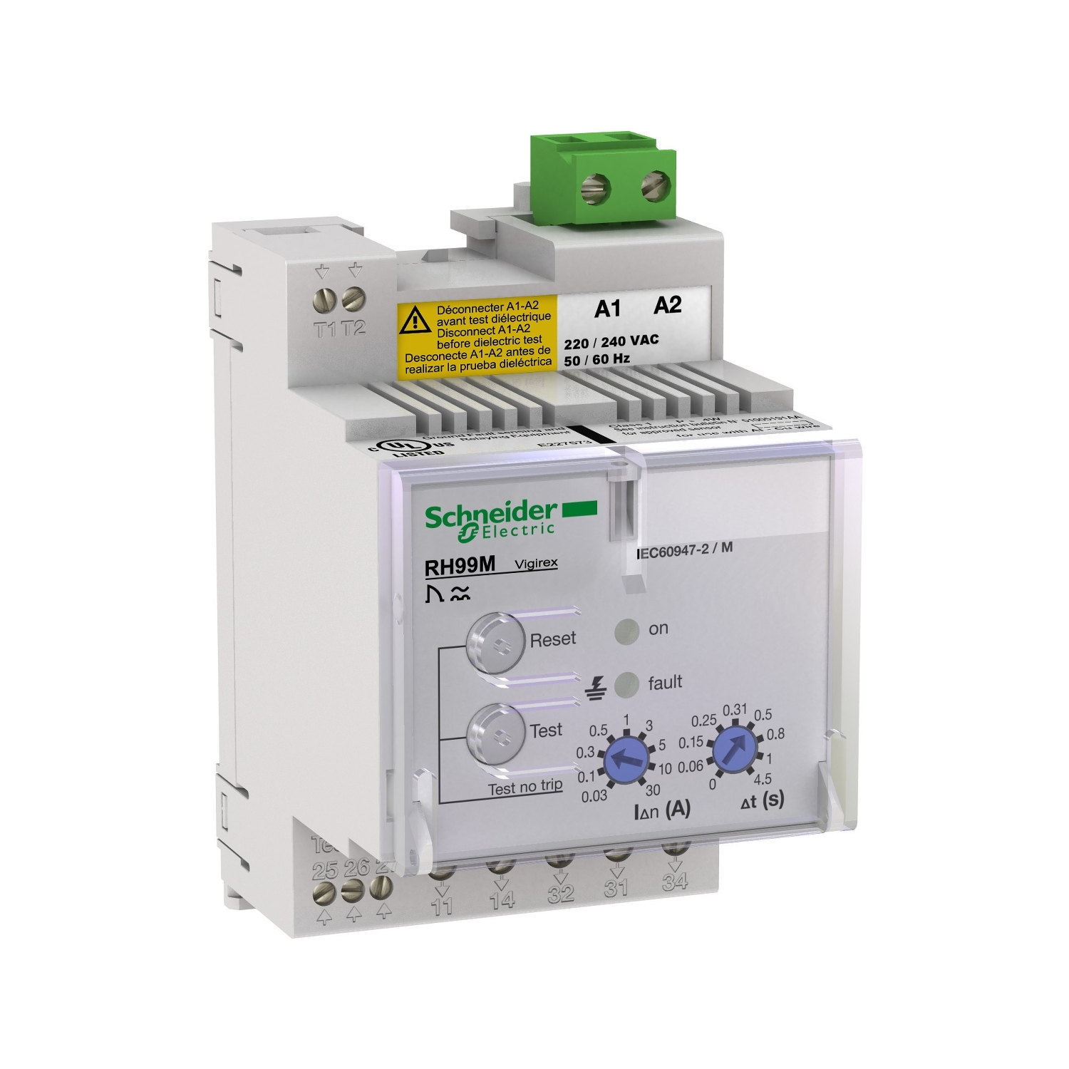 56190 RH99M 12/48В DC-12/24В 50ГЦ С АВТ.СБРОС. Schneider Electric Vigirex 