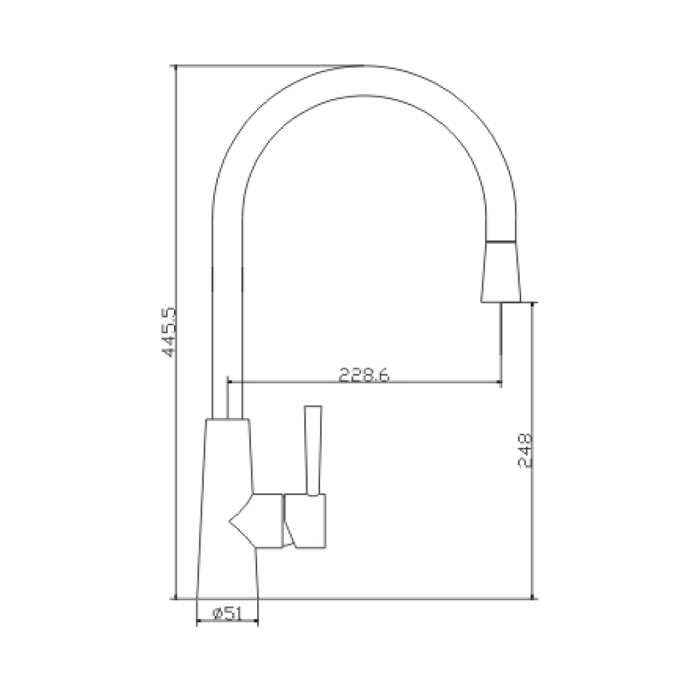 Кухонные смесители Eco Venice SSN-1148P-SS SEAMAN - Вид №7