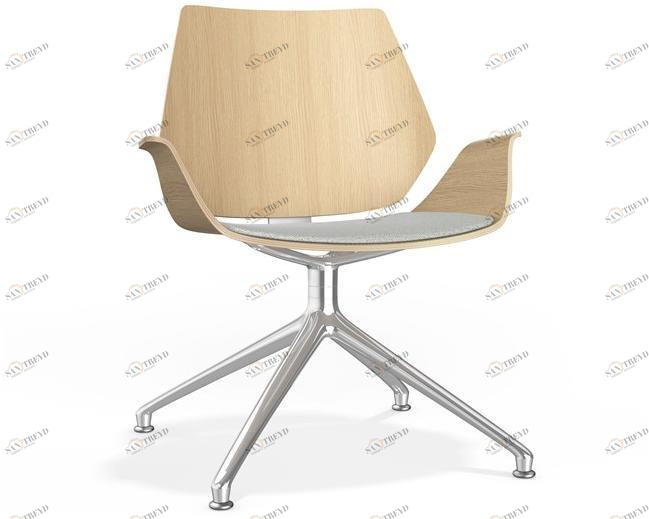 Casala Мягкое вращающееся кресло на жердочке Centuro iv lounge 4941/10-11