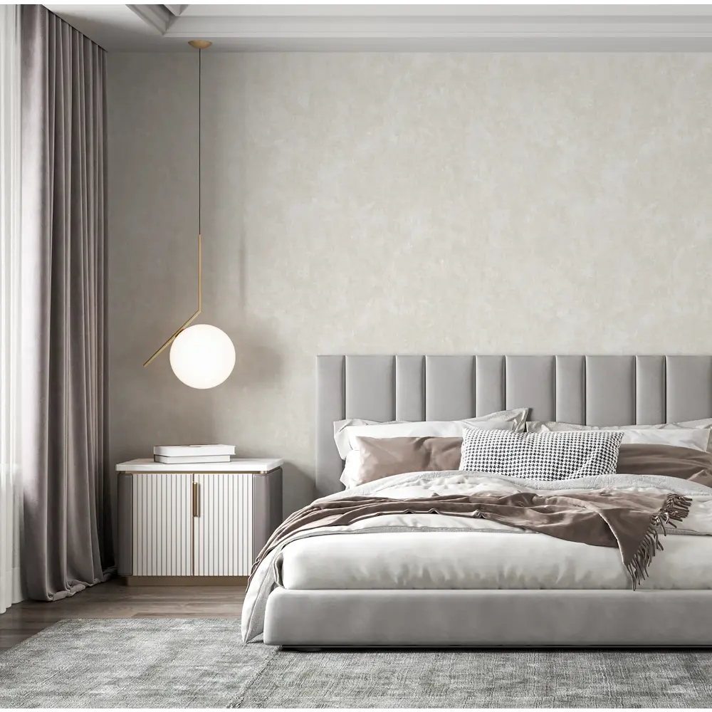 Обои флизелиновые WallSecret Galaxy бежевые 1.06 м 8641-11 STLM-2007183 - Вид №2