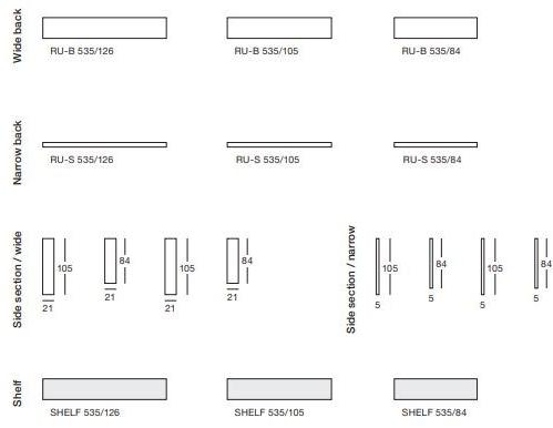 Rolf Benz Модульный угловой диван из ткани Rolf benz 535 liv sun-id-1465866 - Вид №4