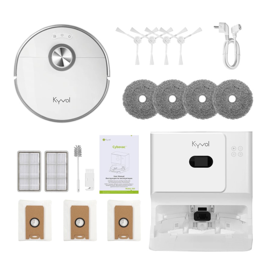 9016733 Робот-пылесос Kyvol S60 белый STDN-0023105 - Вид №4