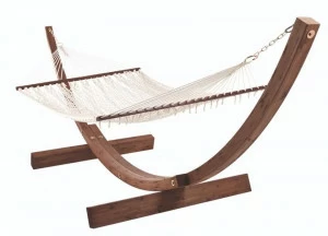 Unopiù Гамак из ламинированного дерева и хлопковой сетки  Amaca