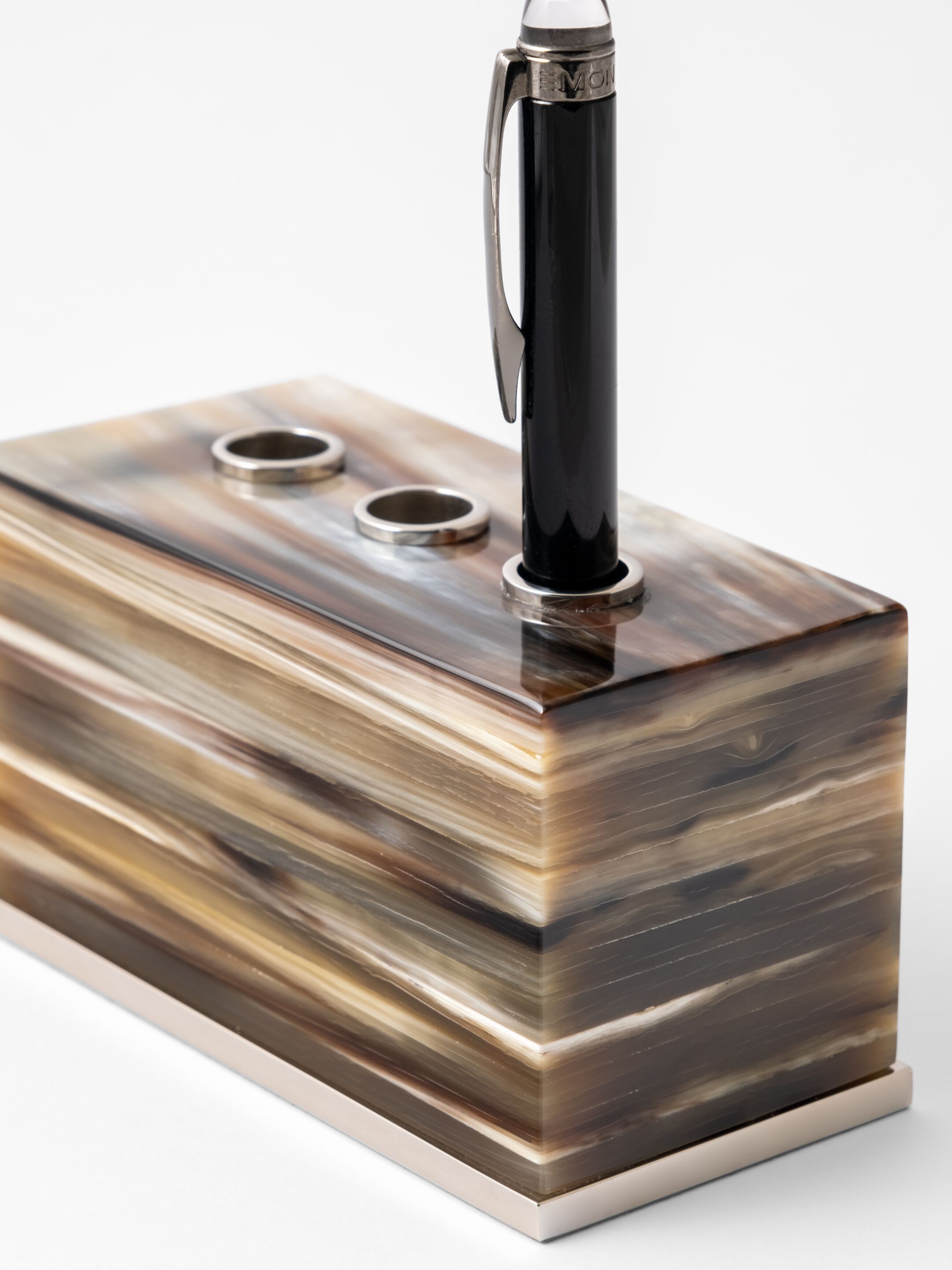 Держатель ручки из рога и латуни Zanchi 1952 PZHBS15BVNK ARCH-00061009 - Вид №2