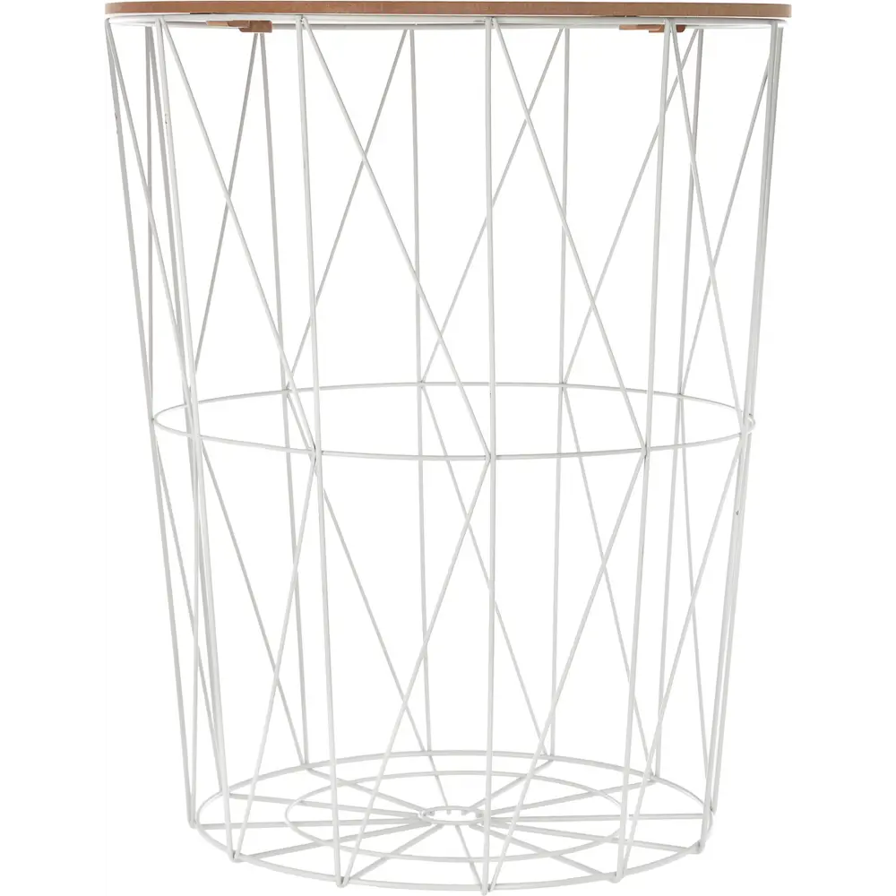 Журнальный столик Atmosphera 157057A 47x56.5 см цвет белый 85306370 STLM-2203194  - Вид №1