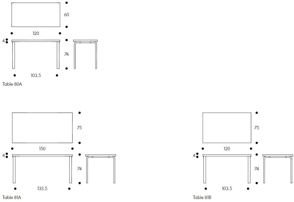 Artek Прямоугольный деревянный стол L-leg sun-id-1448894 - Вид №8
