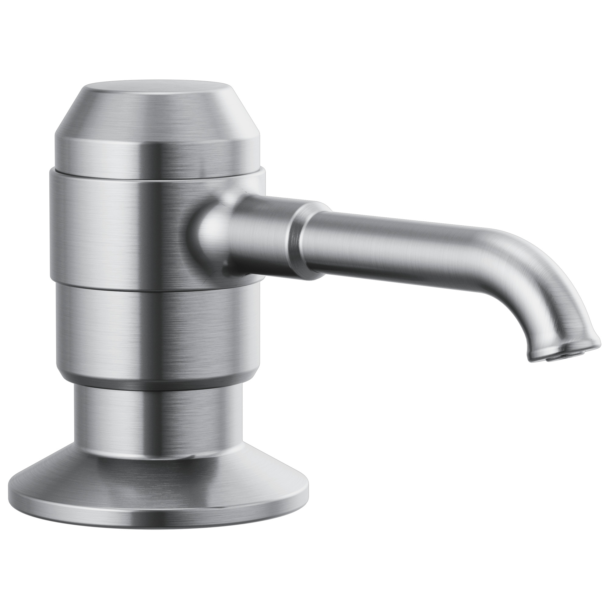 RP100632AR Дозатор мыла / лосьона с бутылкой Delta Faucet Broderick Арктическая нержавеющая сталь 