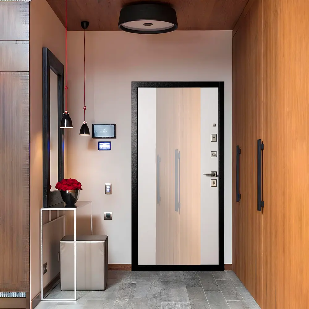 Входная дверь ФОРПОСТ 100 с зеркалом - защита и комфорт для квартиры 89415308 STLM-1570975 - Вид №10