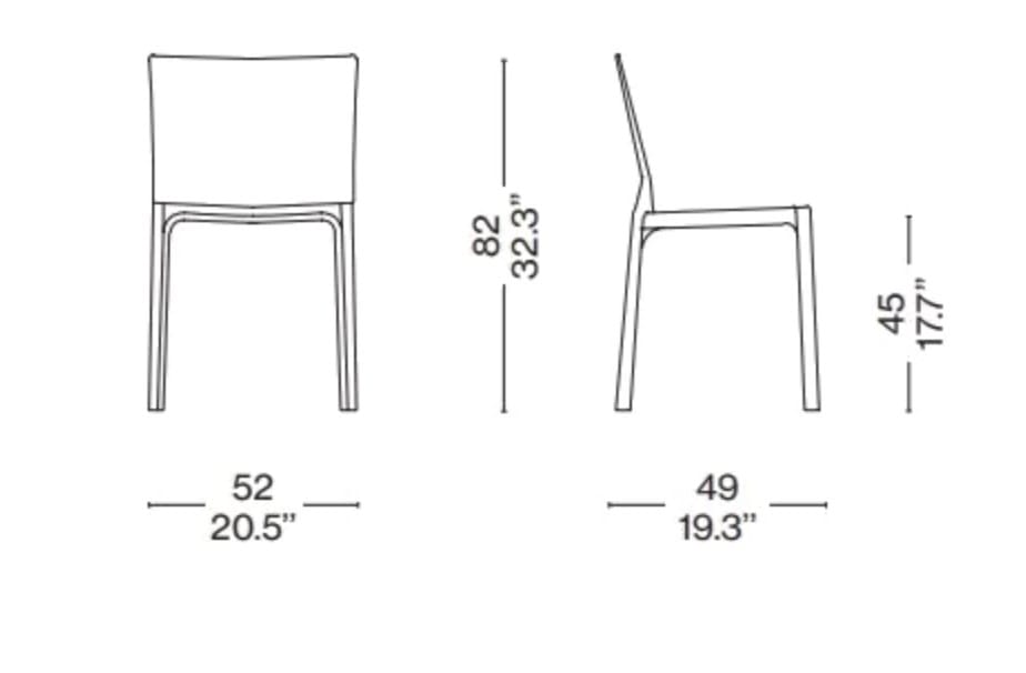 Кожаный стул CASSINA Cab ARCH-00140943 - Вид №4