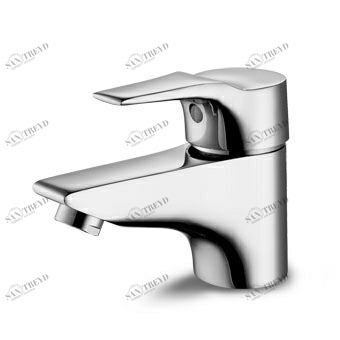 ZX9209 Смеситель для раковины однорычажный с аэратором, гибкие шланги, без слива. Zucchetti Flat 