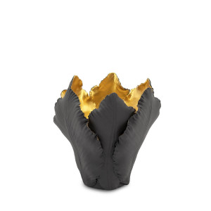 300049-GG ABHIKA ПОДСВЕЧНИК ТЮЛЬПАН GREY/GOLD