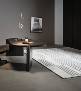 Прямоугольный однотонный ковер