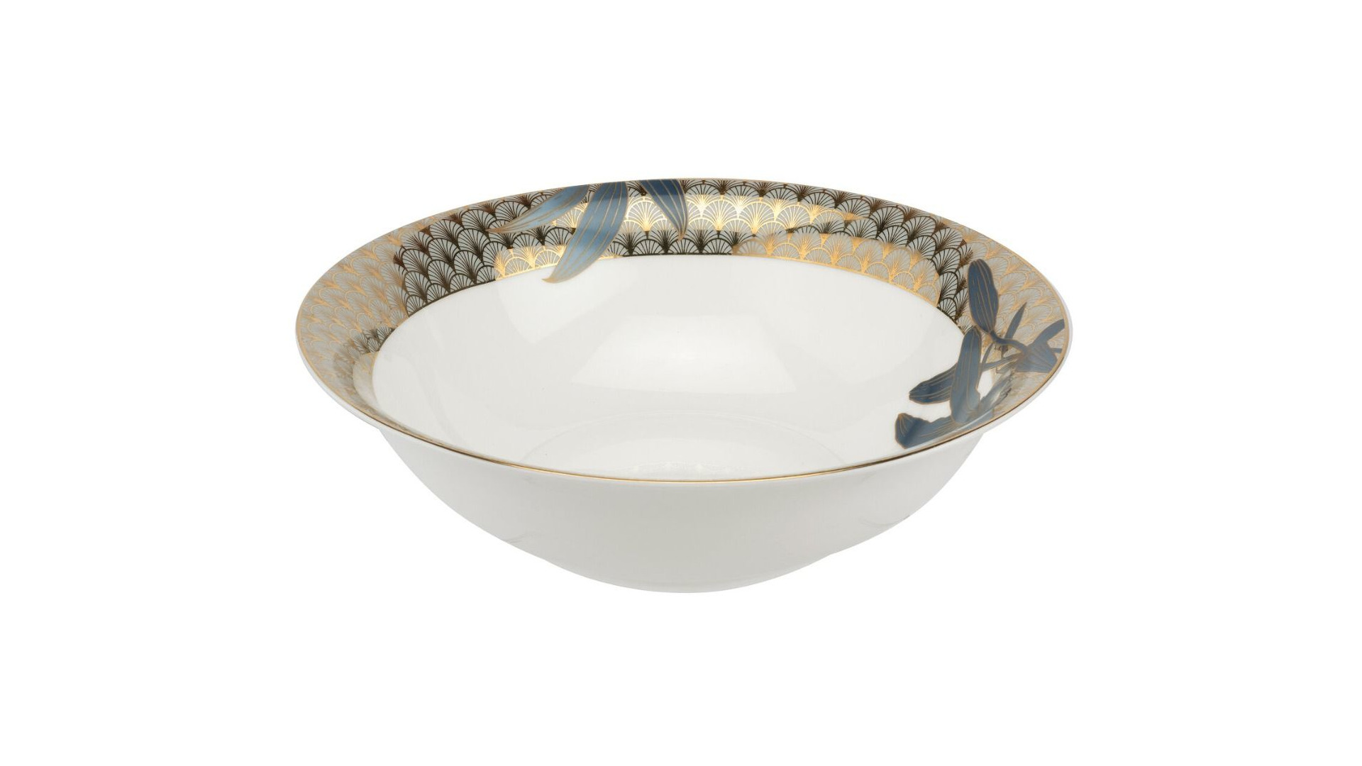 10655691 Royal Worcester Салатник Royal Worcester "Голубая лилия" 23см Фарфор  - Вид №2