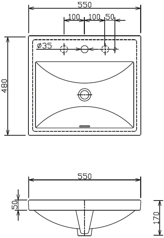 Lil4655101 Накладная раковина на столешницу  овальная Olympia Ceramica LAVABI D'ARREDO - Вид №3