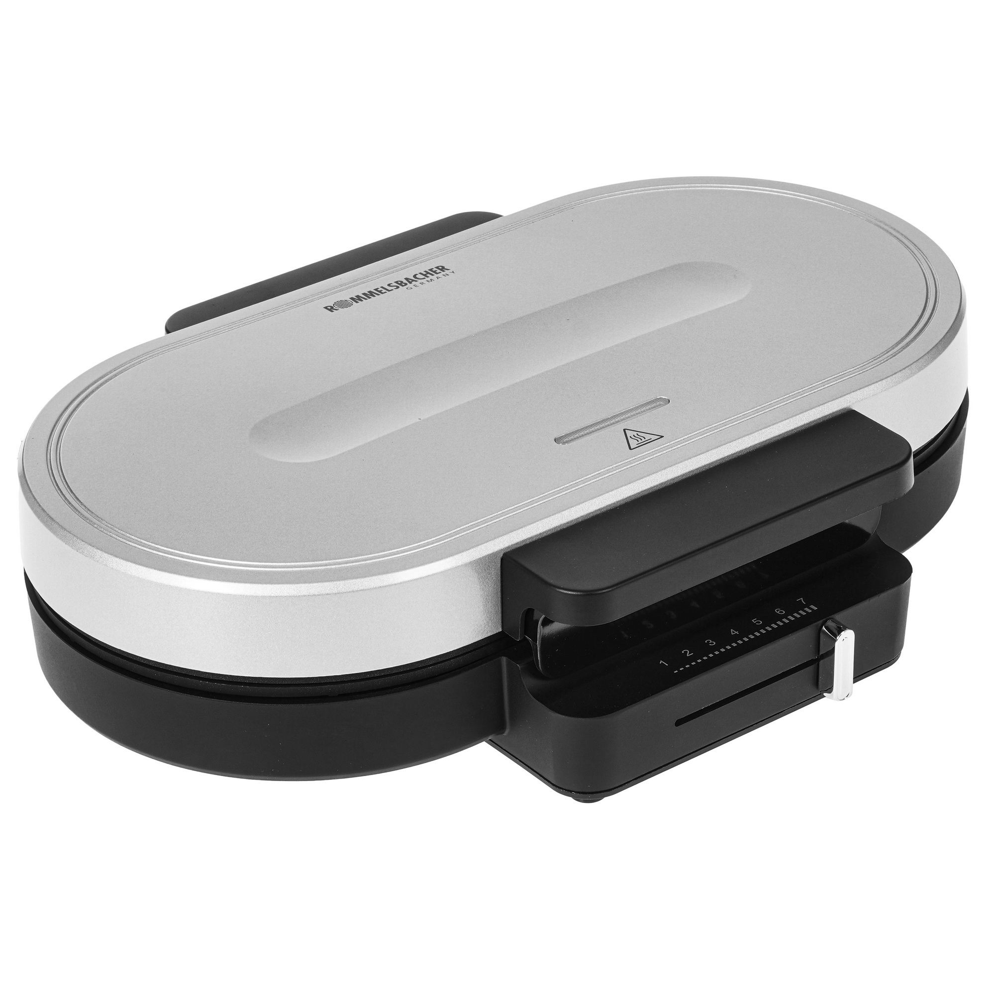 9072023 Вафельница Rommelsbacher WA 1250 серебристый STDN-0066576