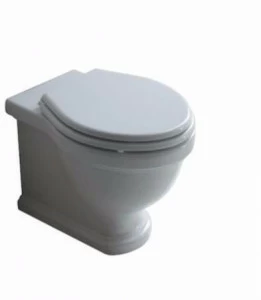 Приставной унитаз напольный Белый Galassia ETHOS Италия