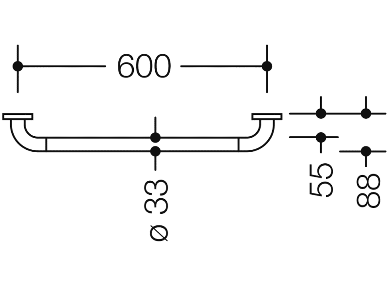 801.36D130 ручка для захвата HEWI HEWI active+  - Вид №1