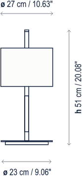 BOVER Настольная лампа с прямым и отраженным светом Danona sun-id-1381617 - Вид №3