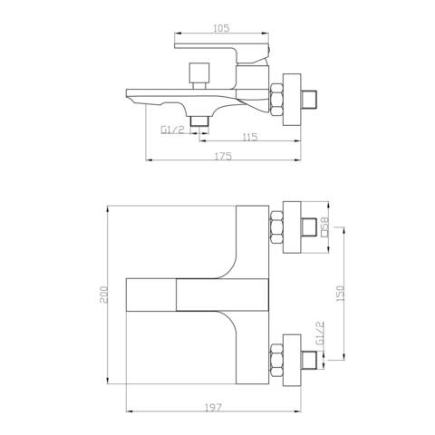 Orange M04-944w Душевая система в комплекте Никель sun-id-1517148 - Вид №6