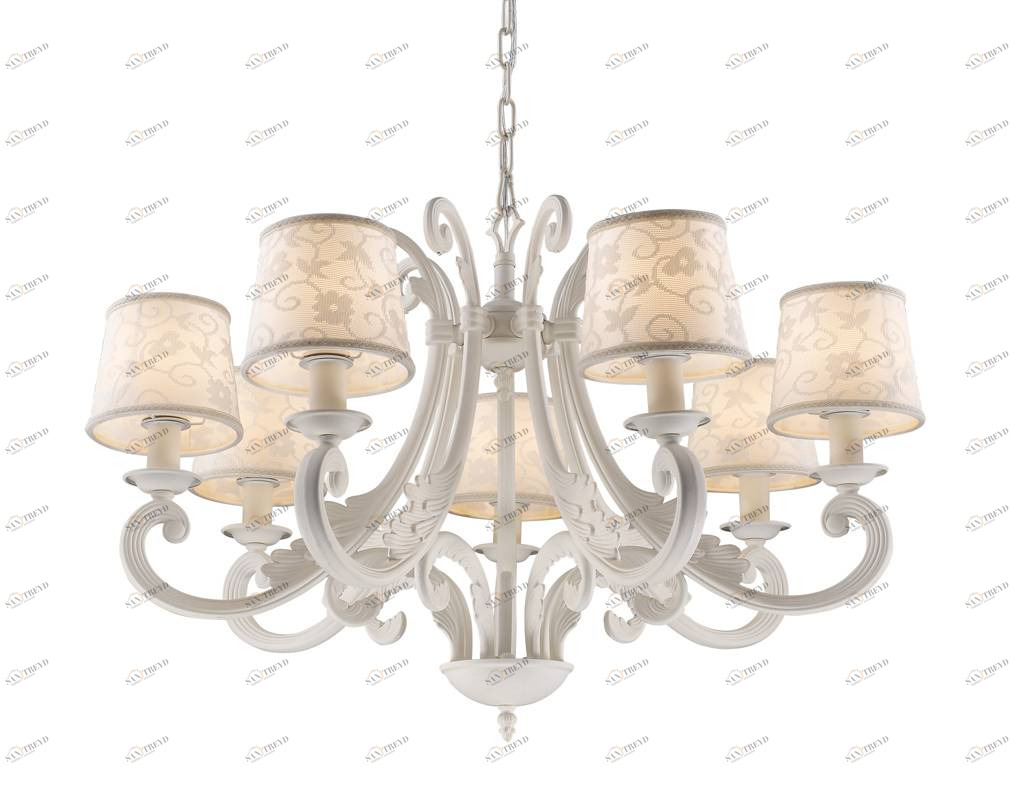 Люстра дизайнерская Safe белая 1471-7P SUPERNW ДИЗАЙНЕРСКИЕ 056226 Белый 