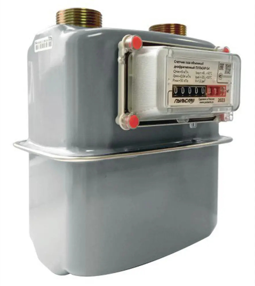 89356283 Счетчик для газа Пульсар G4 1/4" 110 мм правый STLM-0805327