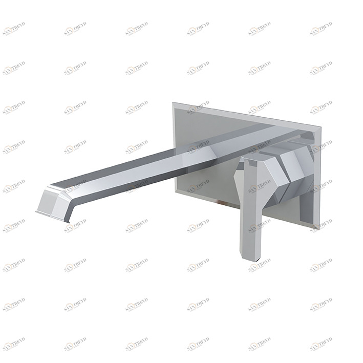 Комплект отделки для раковины, однорычажный. . Керамический картридж Ø35 мм. Без всплывающих отходов. Расход 5 л / мин при 3 барах. Возможность вертикальной и горизонтальной установки.  Chelsea smart box basin NOKEN 100157432  CHROME 