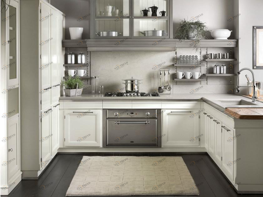 L'Ottocento Лакированная кухня с полуостровом Living sun-id-1514653