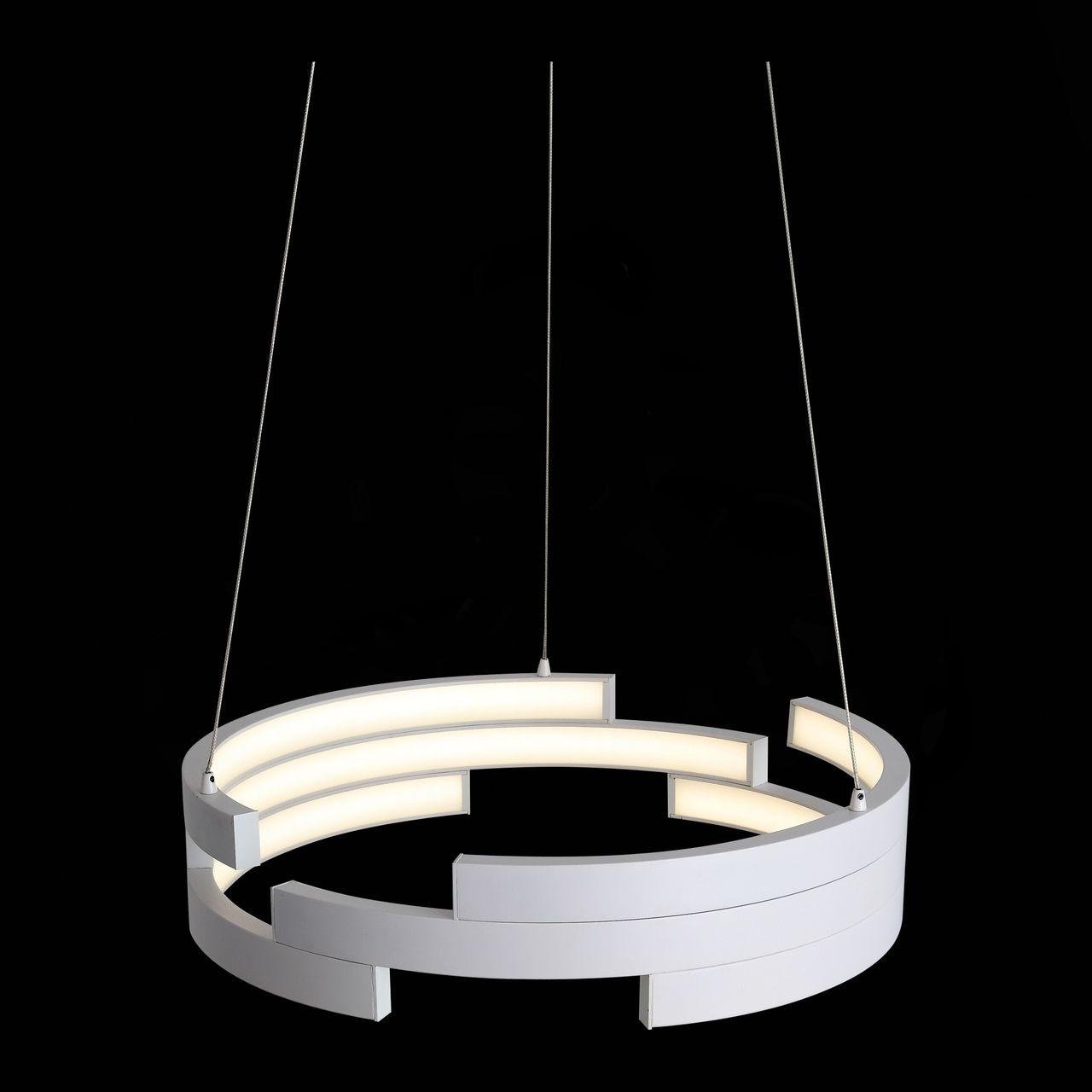 Подвесной светодиодный светильник ST Luce Genuine SL963.503.01 ST LUCE ДИЗАЙНЕРСКИЕ, GENUINE 275780 Белый  - Вид №1