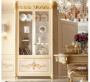 Valderamobili Лакированная витрина Luigi xvi Lg37/l