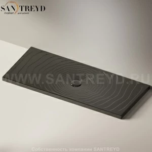 Flaminia WATER DROP Душевой поддон 160 см черный DR7016.9017