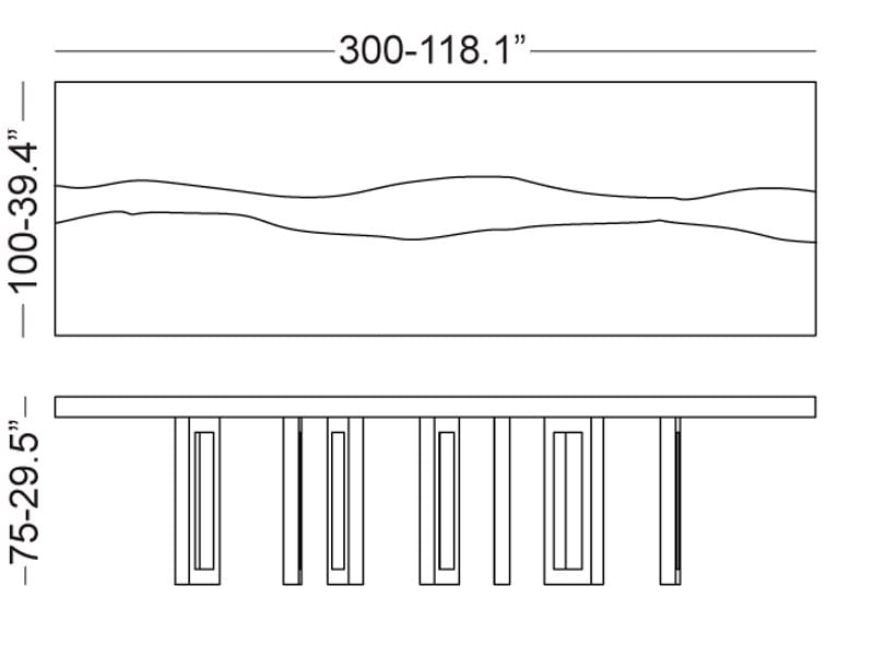 Стол из массива дерева Il Pezzo Mancante IL PEZZO 6 ARCH-00073880 - Вид №13