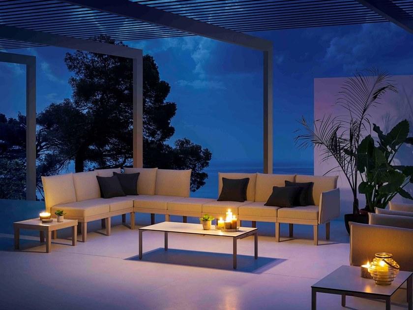 GABER Низкий столик из compactop® и технополимера с подносом Conga sun-id-1397992 - Вид №3