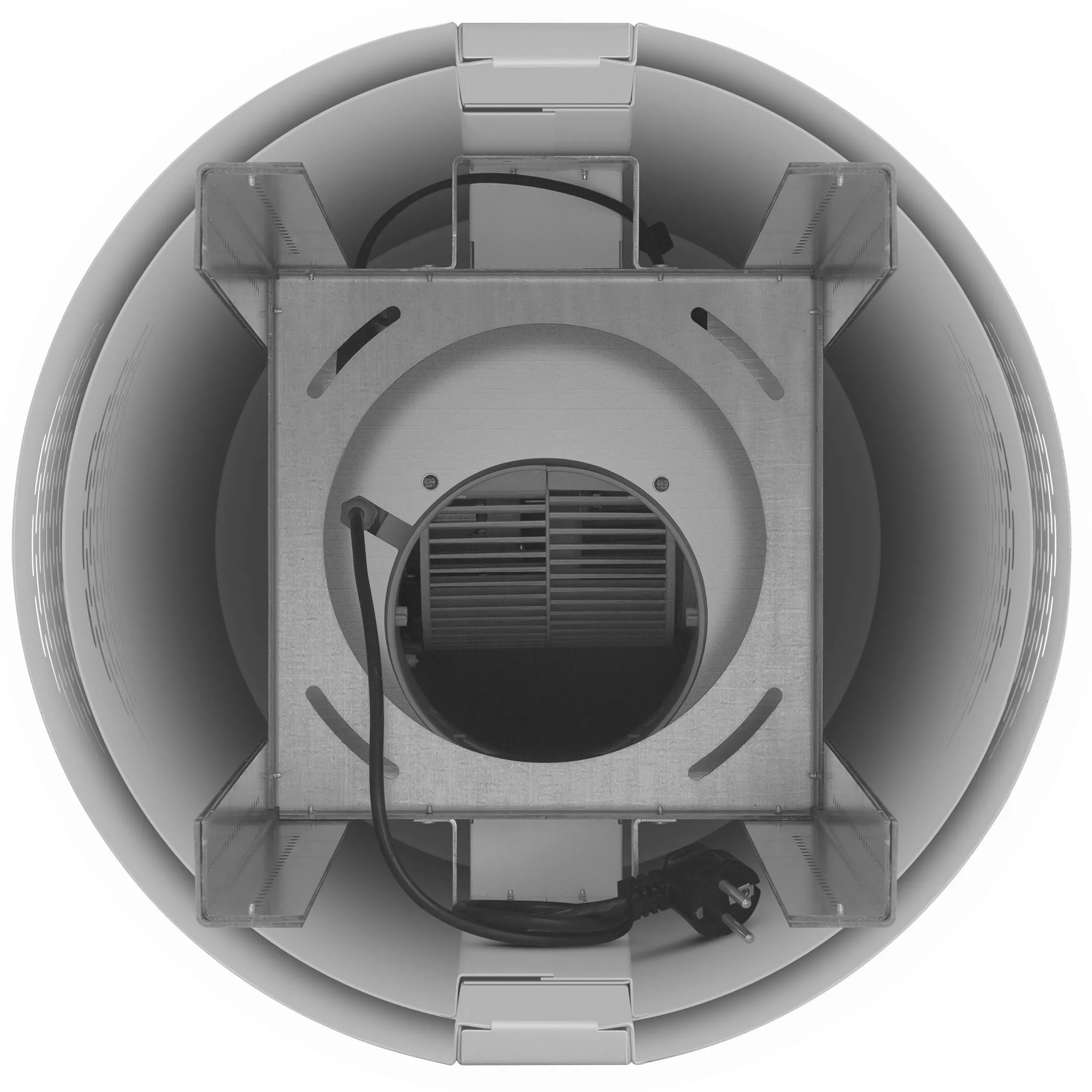 9243931 Вытяжка островная Meferi TUBE40WH ISLA POWER белый/белый STDN-0035429 - Вид №11