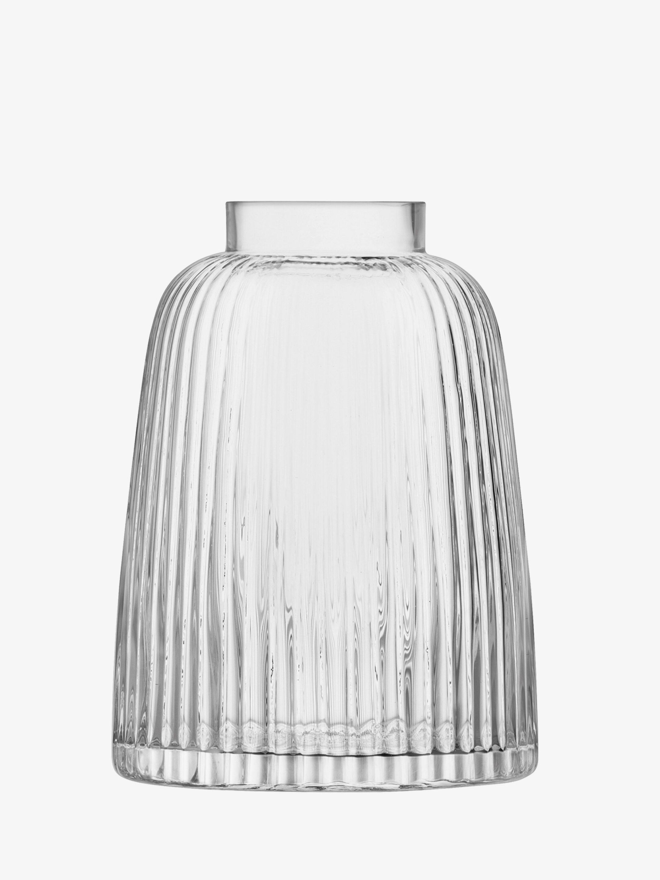 Круглая выдувная стеклянная ваза-H26cm LSA Pleat ARCH-00042747 - Вид №2